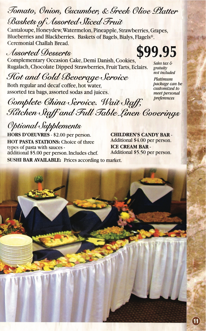 CATERING MENU Bagel Boss Hewlett